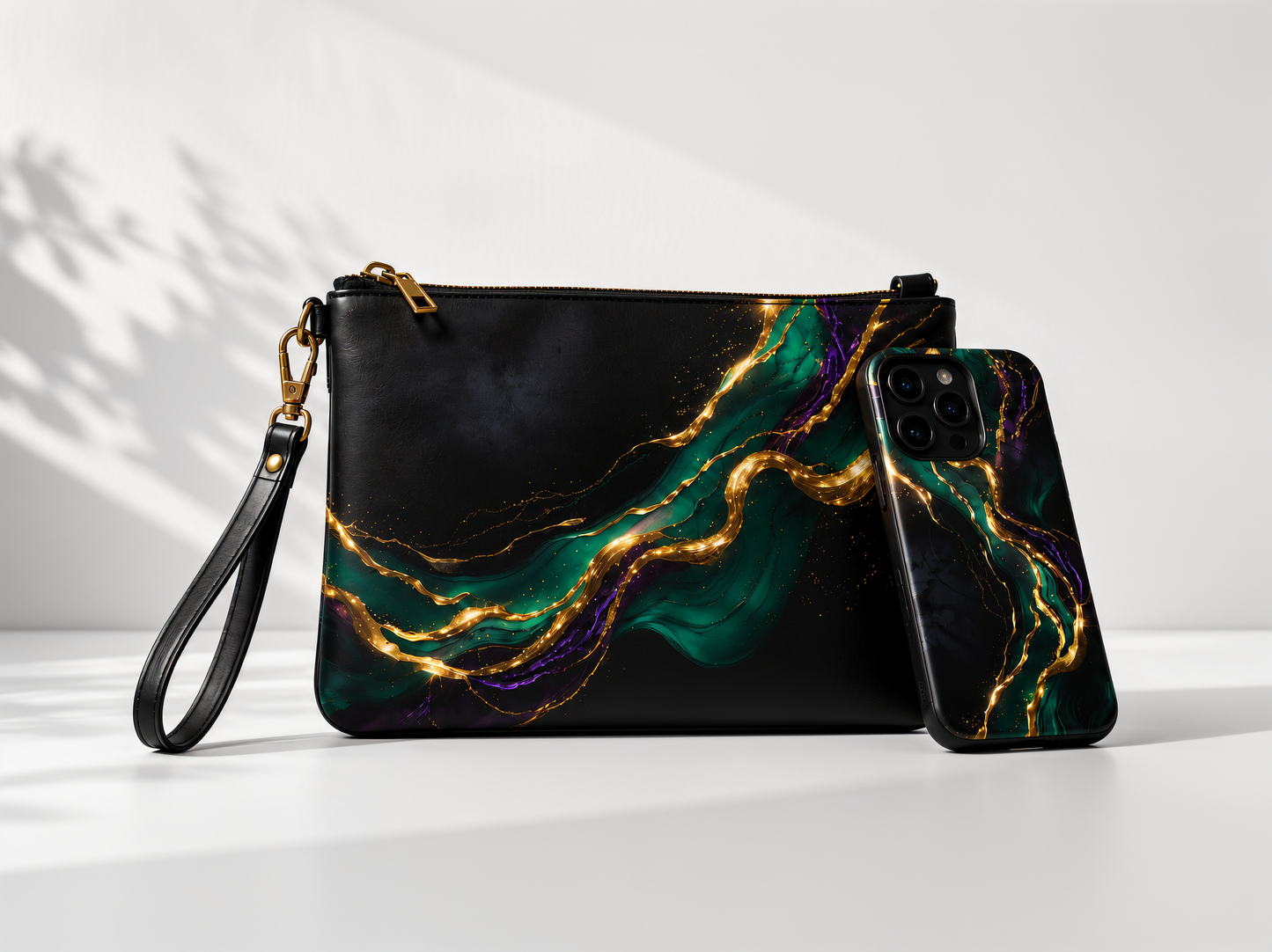 Emerald Noir Crossbody Bag