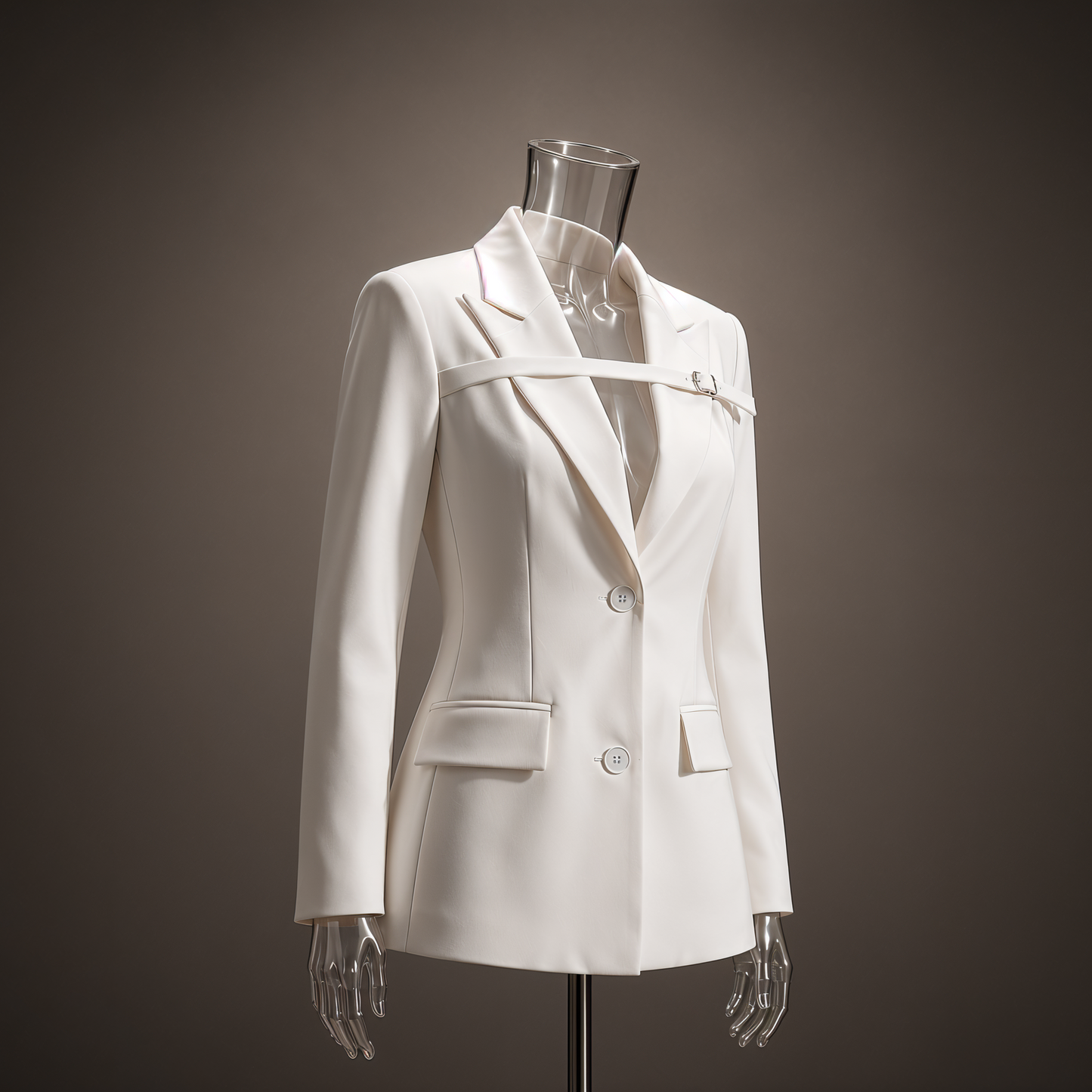 White Tailored Blazer