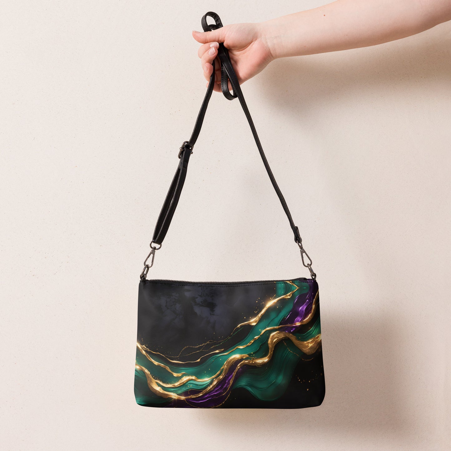 Emerald Noir Crossbody Bag