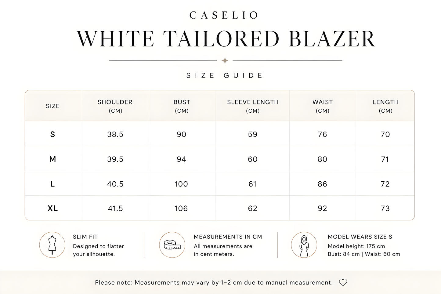 White Tailored Blazer