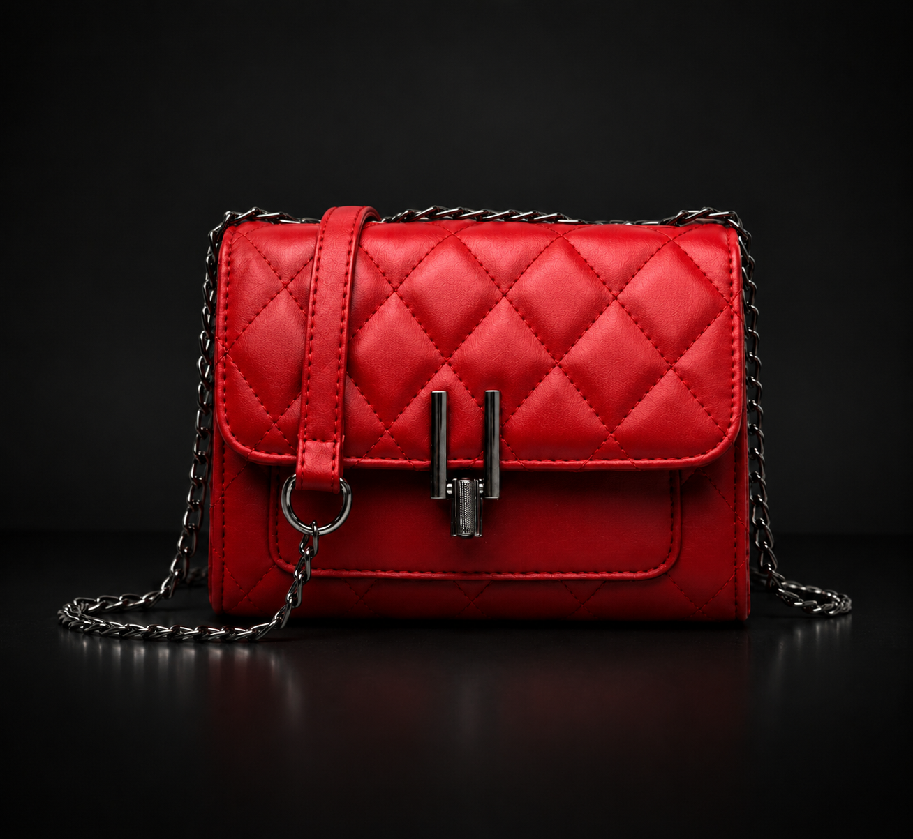 Women's Single Shoulder PU Leather Small Messenger Bag