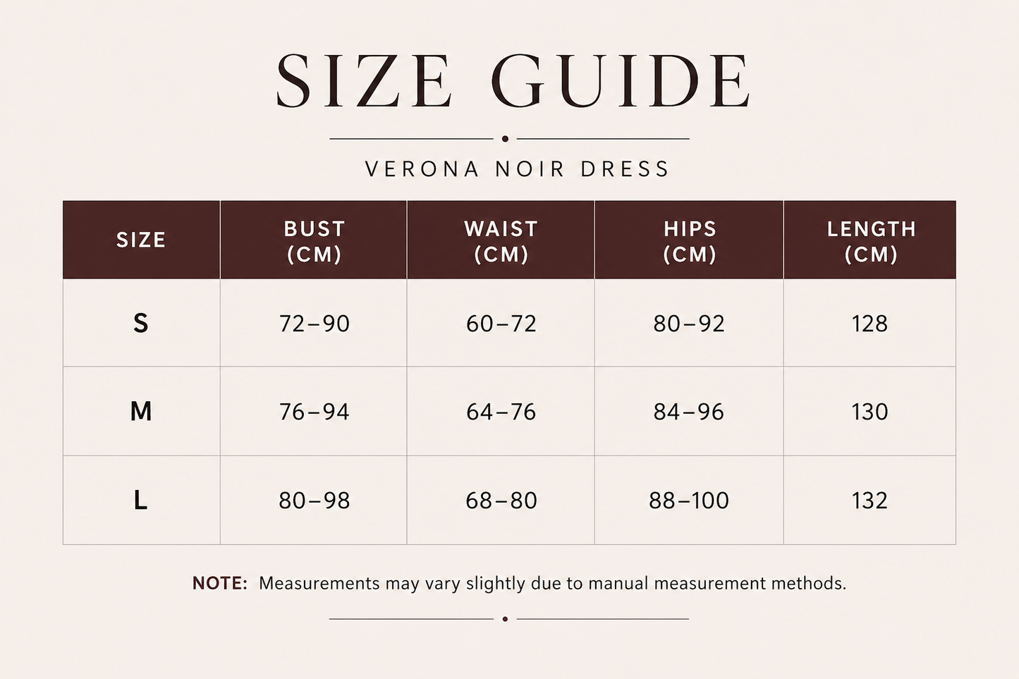 Verona Noir Dress