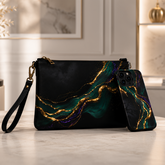 Emerald Noir Crossbody Bag